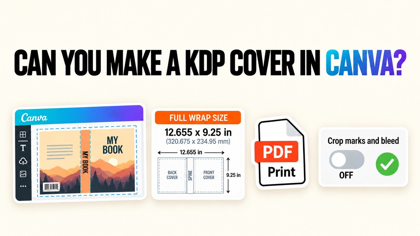Can You Make a KDP Cover in Canva? Yes, With the Right Export Settings