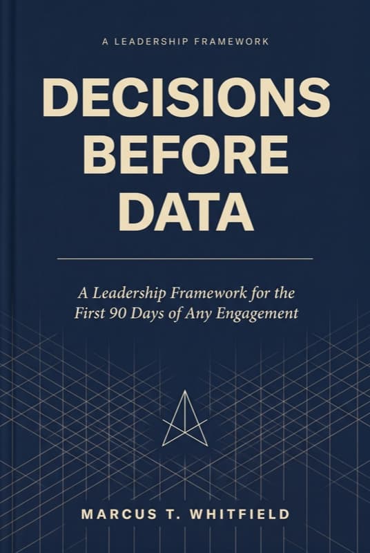 Decisions Before Data cover