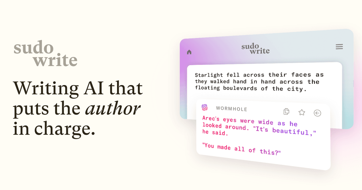 Sudowrite's fiction writing editor