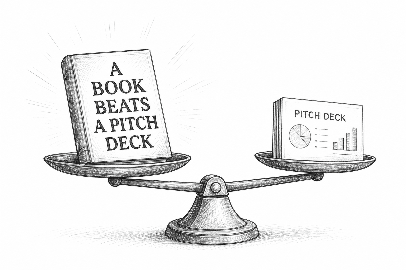 Lead Generation: A Book Beats a Pitch Deck