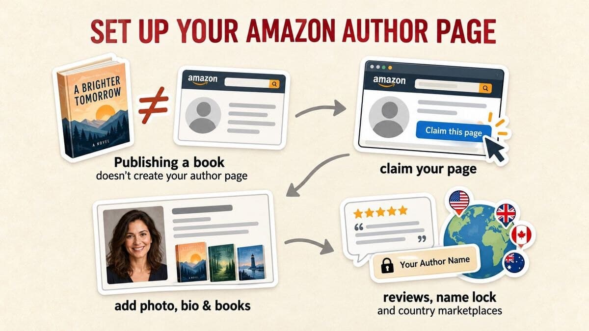 KDP Publishing: Amazon Author Central: Set Up Your Author Page Right