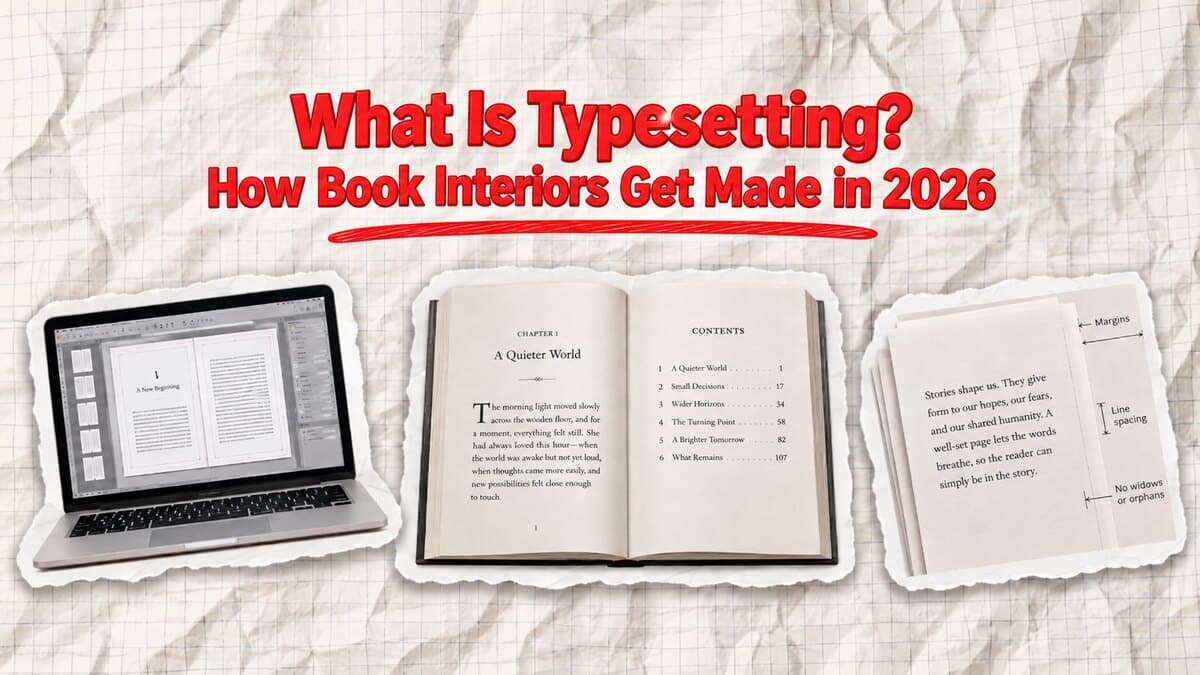 Book Formatting: What Is Typesetting? How Book Interiors Get Made in 2026