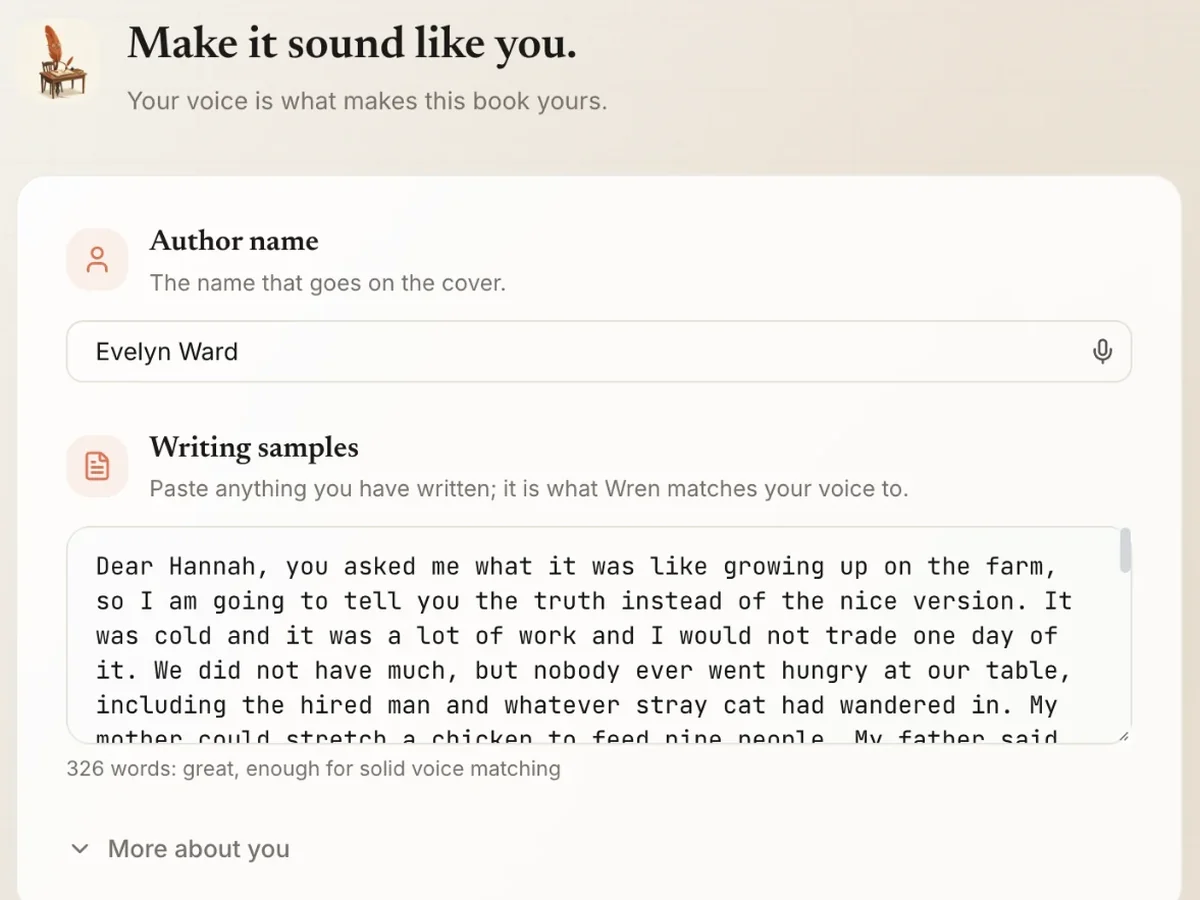 The Make it sound like you step with a letter pasted