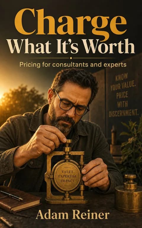 Cover, erzeugt mit Built&Written: Charge What It's Worth