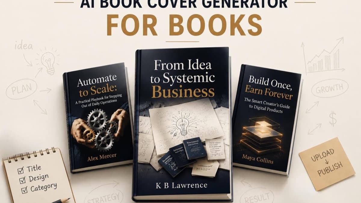 Book Design: Best AI Book Cover Generator for Business Books