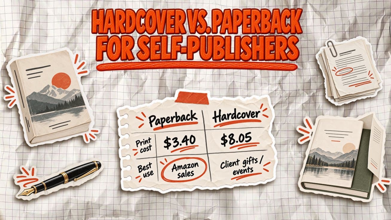 Self-Publishing: Hardcover or Paperback for Your First Self-Published Book?