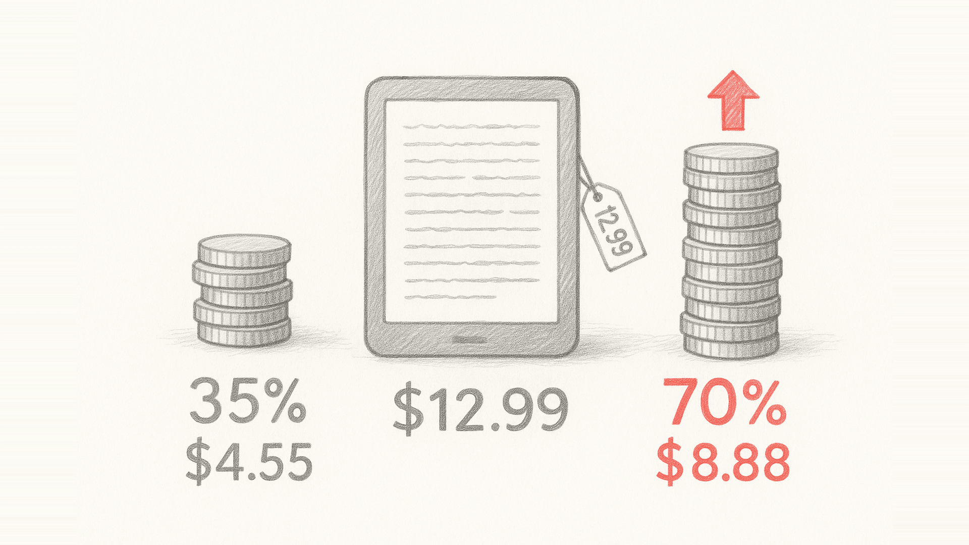 KDP Ebook Royalties 2026: How to Earn 70% Instead of 35%