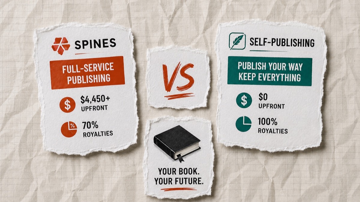 Spines vs Self-Publishing for Entrepreneurs: Which Wins in 2026?