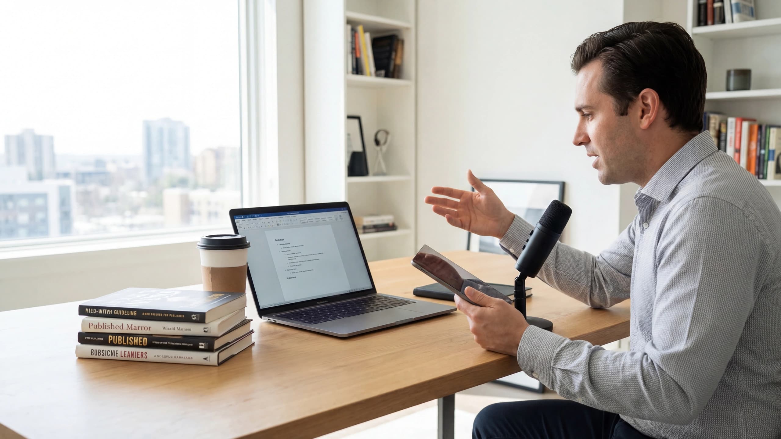 How to Write a Book Without Writing (Founder Guide)