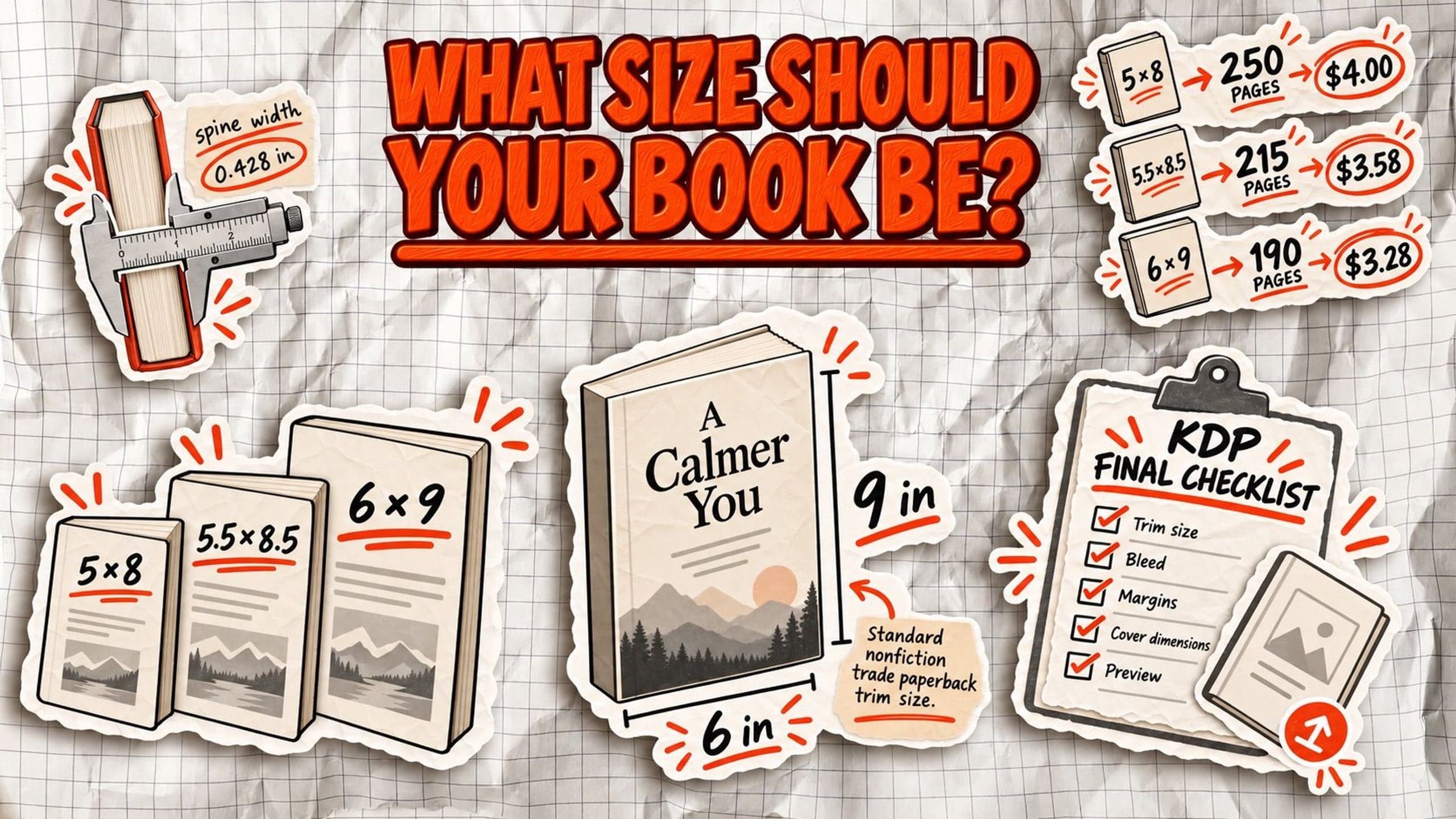 Book Formatting: Standard Book Sizes, and Which Ones Amazon Will Actually Print