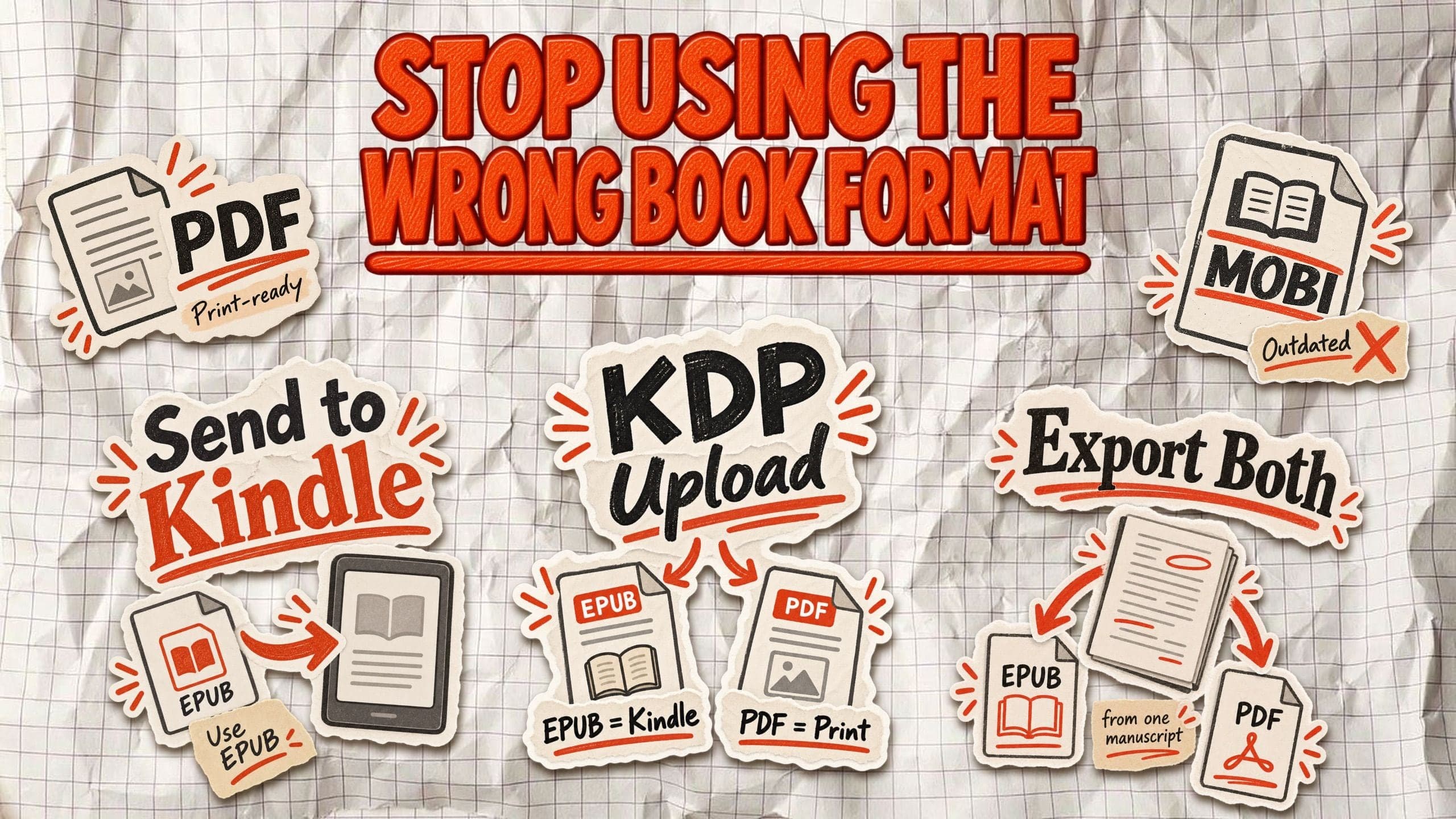 Book Formatting: EPUB, PDF oder MOBI? In welcher Datei dein Buch jetzt sein sollte