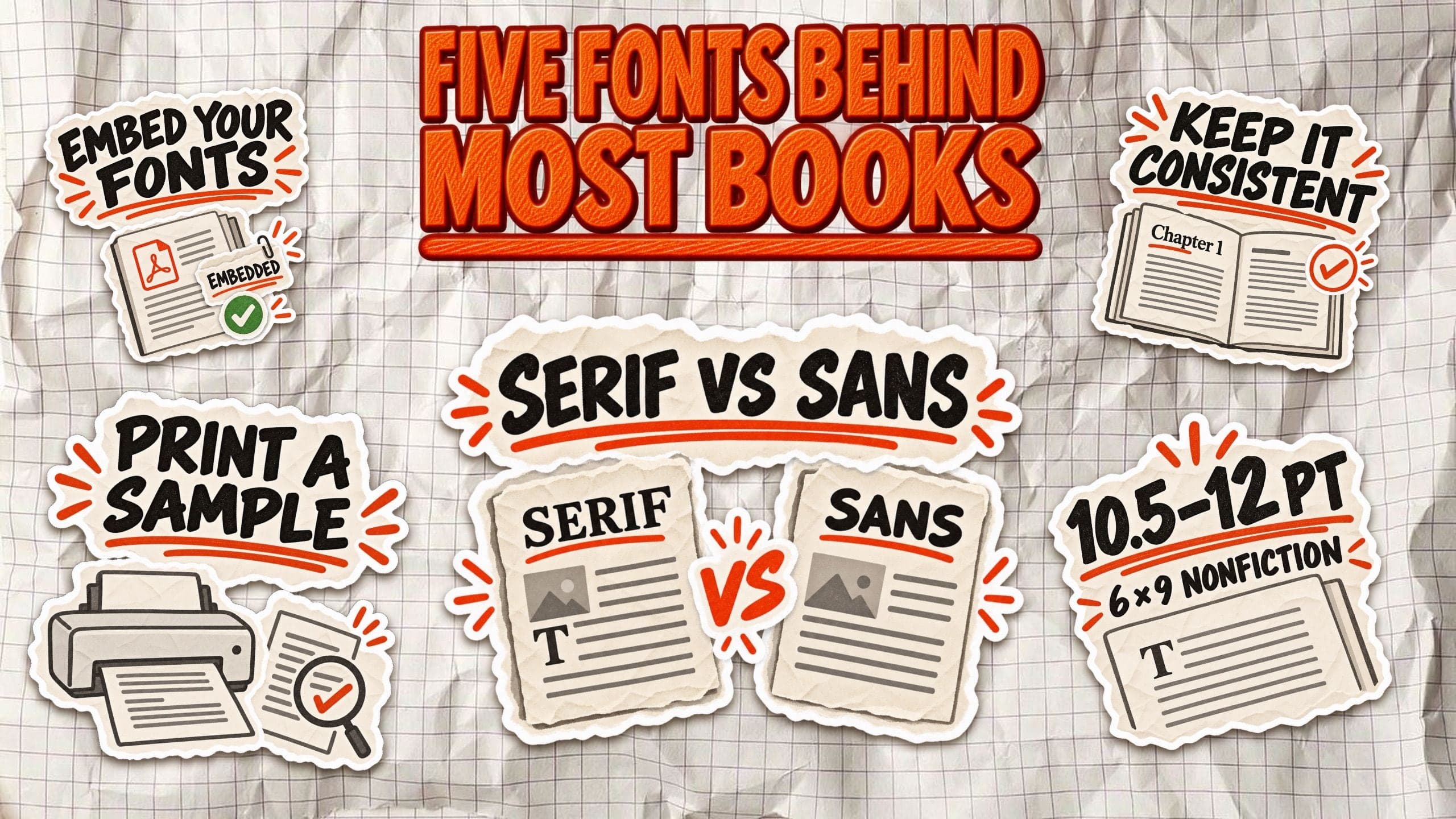Book Formatting: What Font Are Books Written In? The Answer Is Usually One of Five