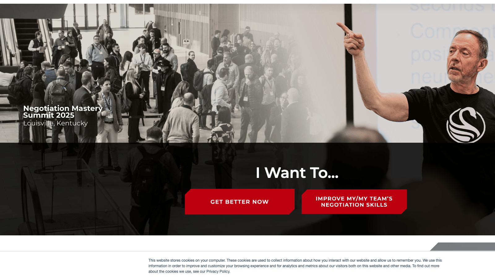 The Black Swan Group homepage with Chris Voss negotiation training