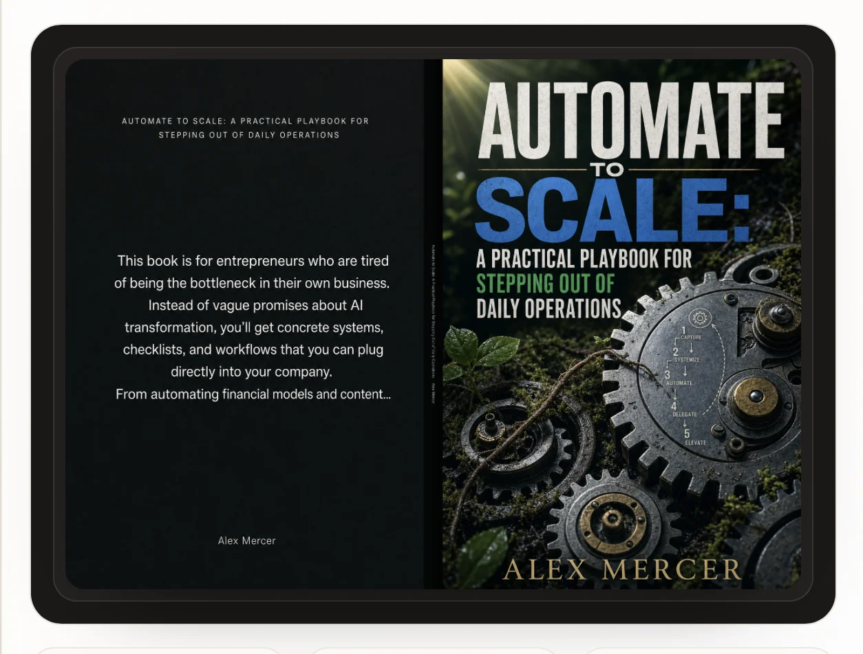 A finished book in Built&Written, built to be recommended by AI search, not just ranked