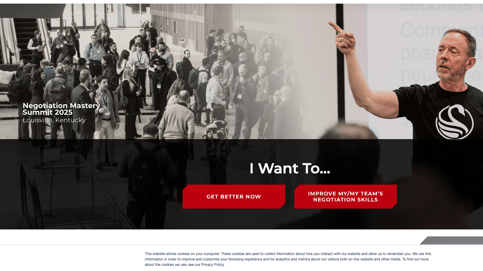 The Black Swan Group homepage with Chris Voss negotiation training and keynote speaking services